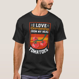 T-shirt Jardinage 4\J'adore le jardinage de mes tomates