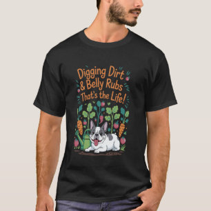 T-shirt Jardinage 4\Jardinage Chien Humour Creuser Terre e