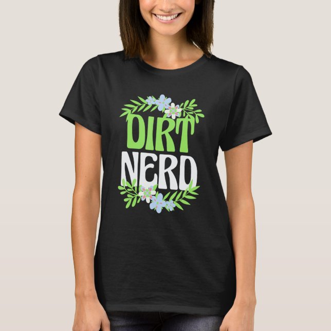 T-shirt Jardinage 4\Jardinage Terre de Nerd Plan de Jardin (Devant)