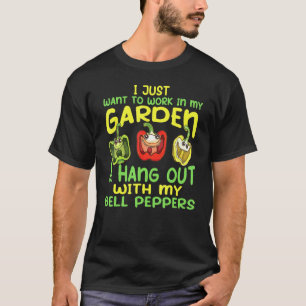 T-shirt Jardinage 4\Je veux juste travailler dans le jardi