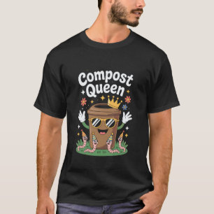 T-shirt Jardinage 4\Reine du Compost Amusant Jardin Durabl