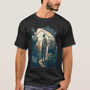 T-shirt Jardinage 4\Serre Jardin de lotissement Jardin Vin