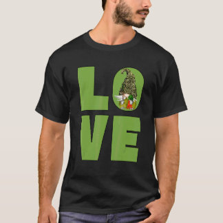 T-shirt Jardinage d'amour mignon Gnome d'été pour hommes