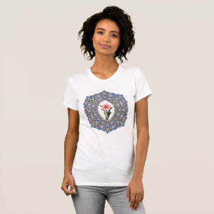 T-shirt jardinage de cadres floraux