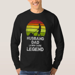 T-shirt Jardinage de laiton de tondeuse de gazon - Époux p