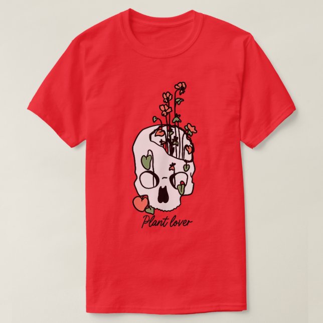 T-shirt Jardinage de pot de fleurs pour amoureux plante  (Design devant)