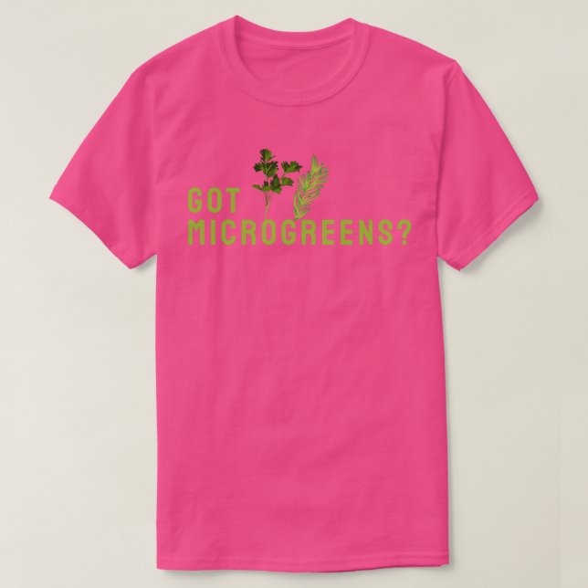 T-shirt Jardinage des microverts (Design devant)