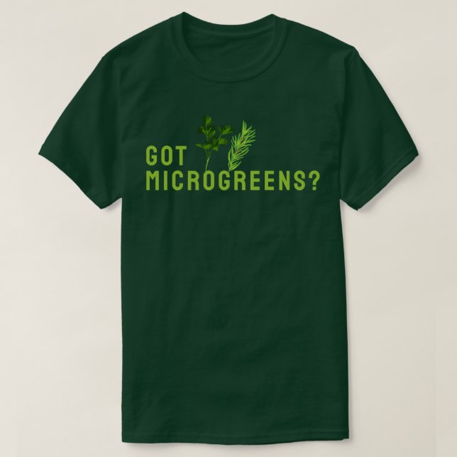 T-shirt Jardinage des microverts (Design devant)