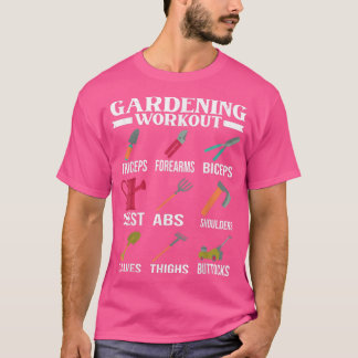 T-shirt jardinage entraînement muscles jardinage outils ja