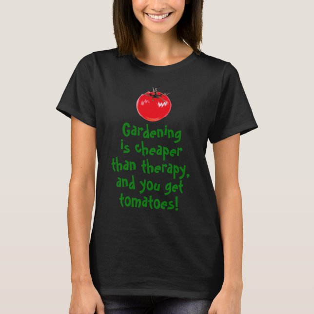 T-shirt Jardinage est moins cher (Devant)