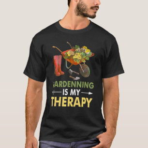T-shirt Jardinage Est Mon Thérapie Jardin Jardinage