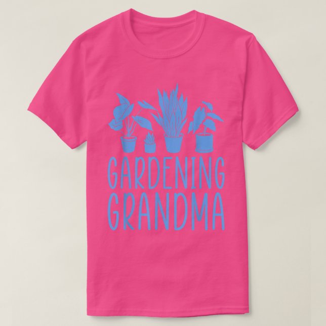 T-shirt Jardinage Grand-mère Chemise Fleur Jardin Grand-mè (Design devant)