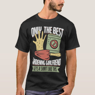 T-shirt Jardinage pour petite amie jardinière aménagement