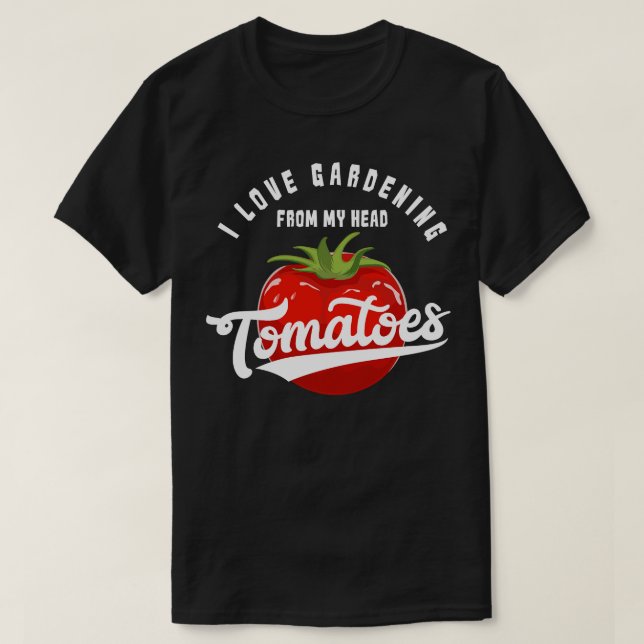 T-shirt Jardinage Tomates Tomatohead 1 (Design devant)