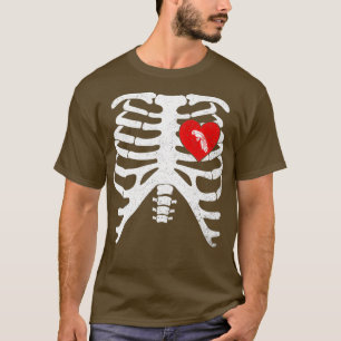 T-shirt JARDINE PARROI avec Skeleton Rib Cage Xray Bones