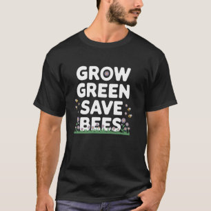T-shirt Jardinier ami des abeilles Jardin pollinisateur et