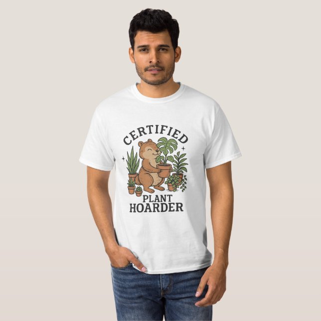 T-shirt Jardinier Certifié  (Devant entier)