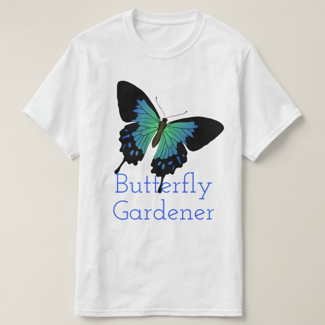 T-shirt Jardinier de papillon (Design devant)