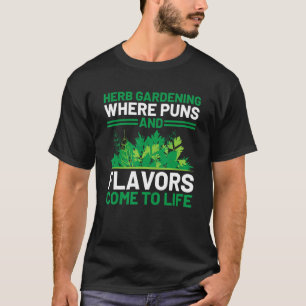 T-shirt Jardinier de plantes aromatiques Jardinage Travail