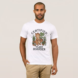 T-shirt Jardinier de plantes certifié