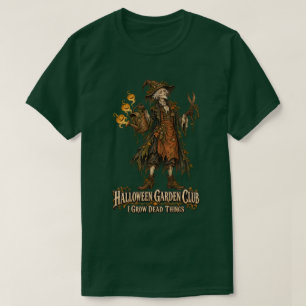 T-shirt Jardinier Fantôme d'Halloween Fait Pousser des Cho