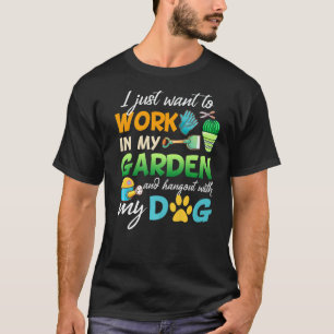 T-shirt Jardinier Jardin Gardener Jardin Animaux Plantes