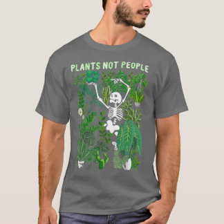 T-shirt Jardinier Plante Pas De Personnes Squelette Succul