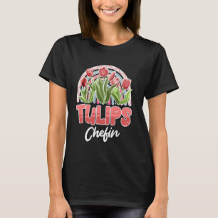 T-shirt Jardinier TULIPES CHEFIN Tulipes Jardin Drôle Tuli