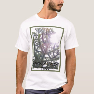 T-shirt Jardins, arbre de puzzle de singe