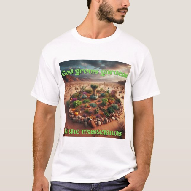 T-shirt Jardins dans les terres désolées (Devant)