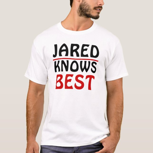 T-shirt Jared Connaît Le Mieux (Devant)