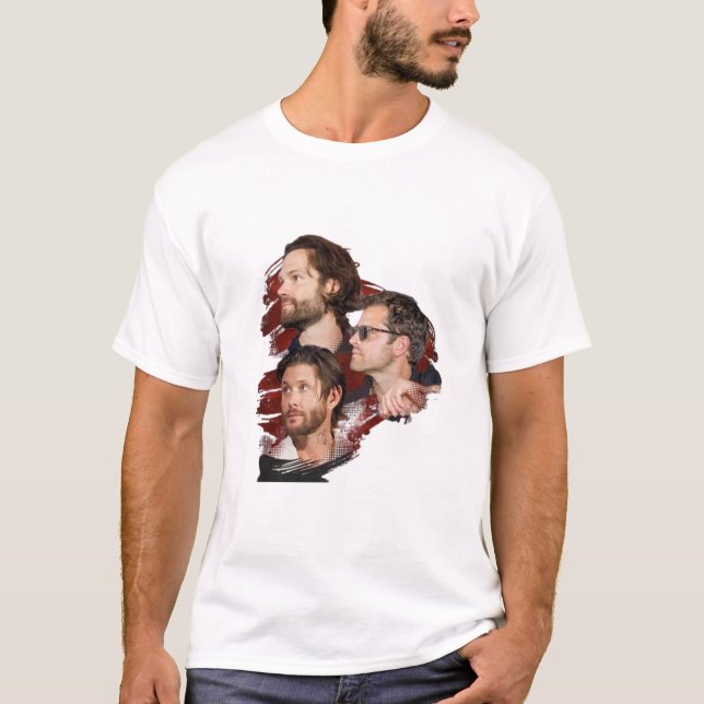 T-shirt "JARED, JENSEN, MISHA 2025" (Devant)