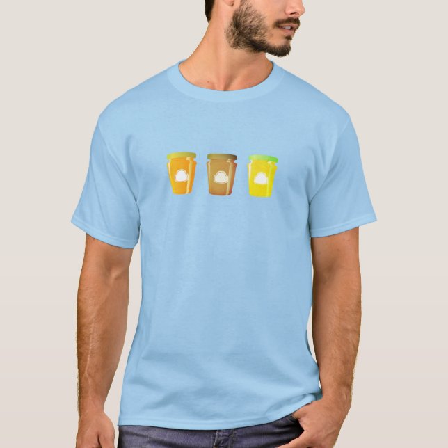 T-shirt Jars de miel (Devant)