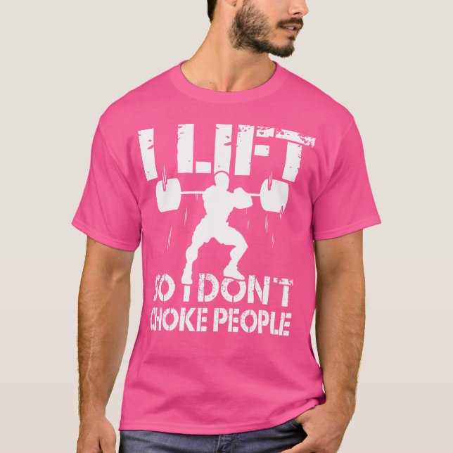 T-shirt J'Ascense Donc Je N'Empêche Pas Les Gens D'Alimer  (Devant)