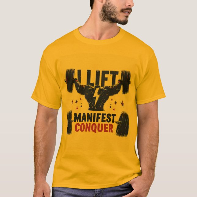 T-shirt J'Ascense, Je Manifeste, Je Conquête (Devant)