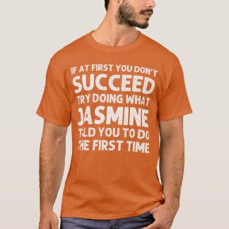 T-shirt JASMINE Nom Anniversaire Personnalisé Funny Noël