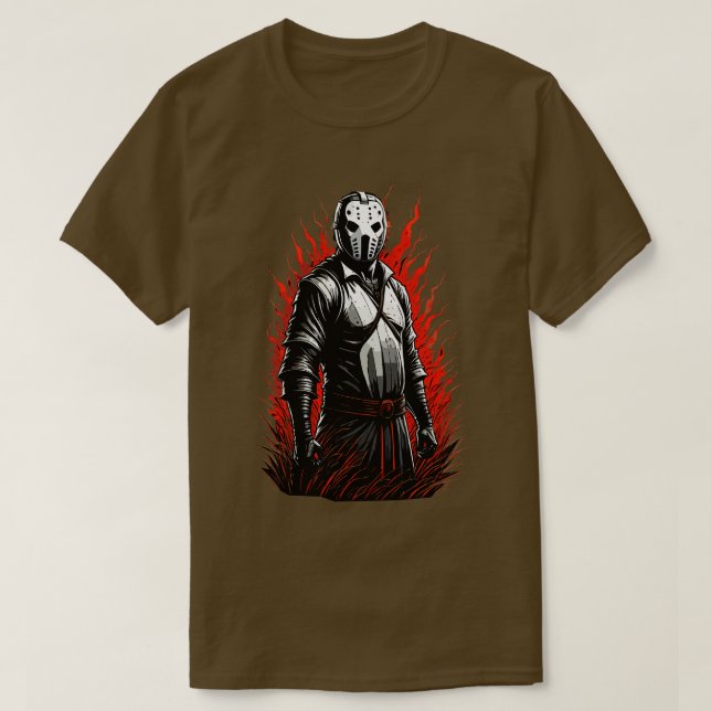 T-shirt Jason des Flames rouges (Design devant)