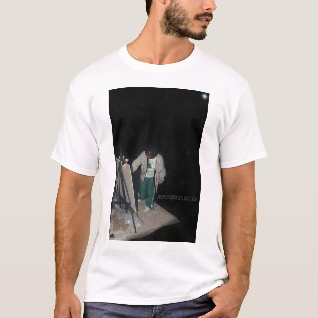 T-SHIRT JASON JENKINS EN DIRECT GRAPHIQUE NOIR (Devant)