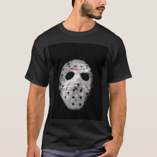 T-shirt Jason Mask et Crystal Lake - Vendredi 13 Horr