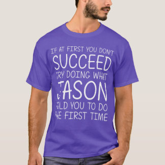T-shirt Jason Nom Anniversaire Personnalisé Drôle Noël J