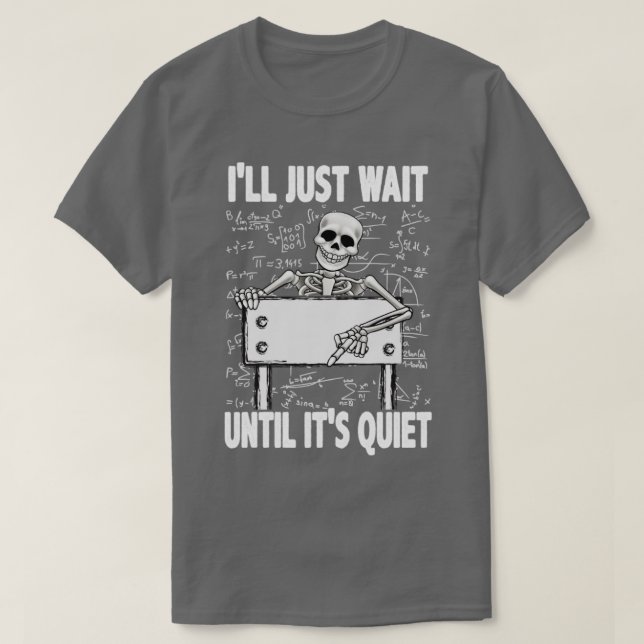 T-shirt J'attendrai juste jusqu'à son calme (Design devant)