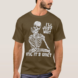 T-shirt J'Attends Juste Jusqu'À Ce Que Son Enseignant Skel