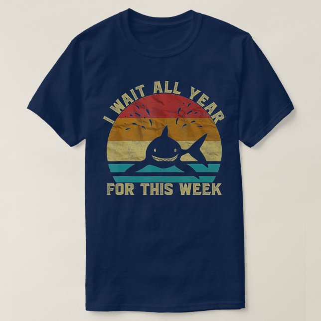 T-shirt J'Attends Toute L'Année Pour Cette Semaine Des Req (Design devant)