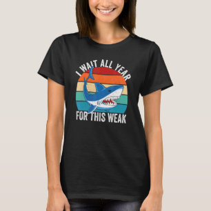 T-shirt J'Attends Toute L'Année Pour Cette Semaine Marine
