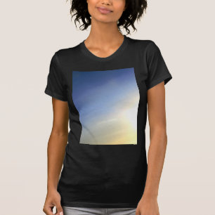 T-shirt Jaune au bleu