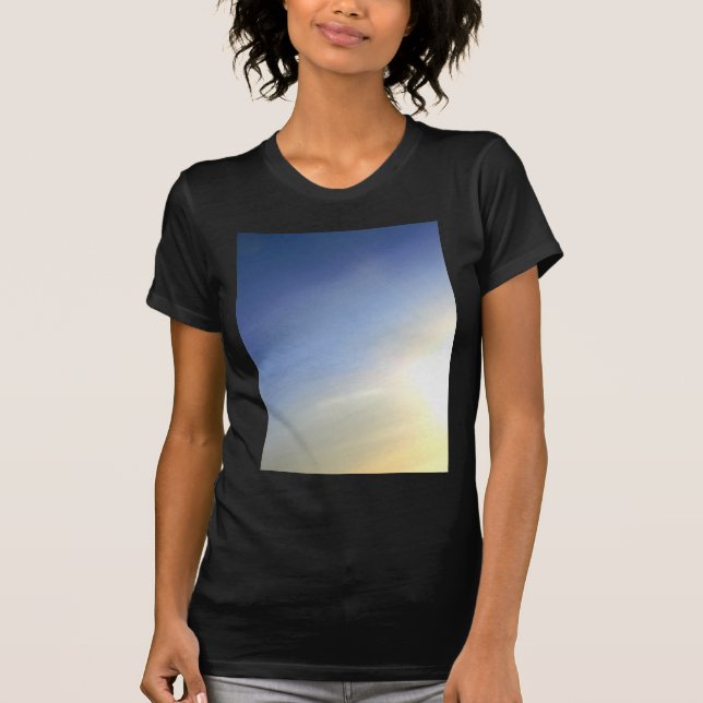 T-shirt Jaune au bleu (Devant)