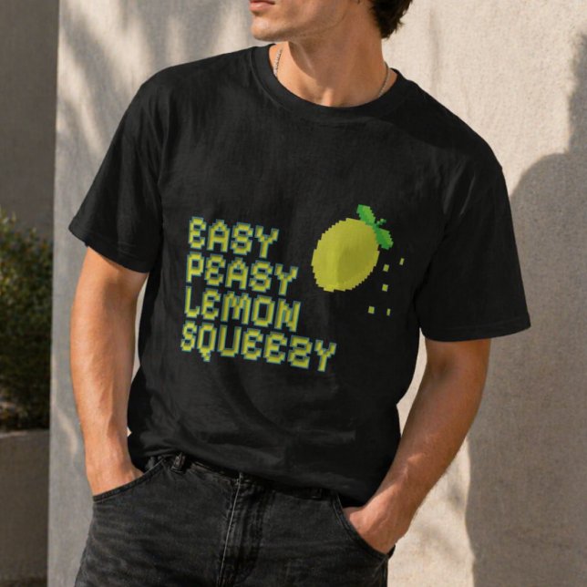 T-Shirt Jaune Citron Style Cyberpunk - Typographie (Créateur téléchargé)