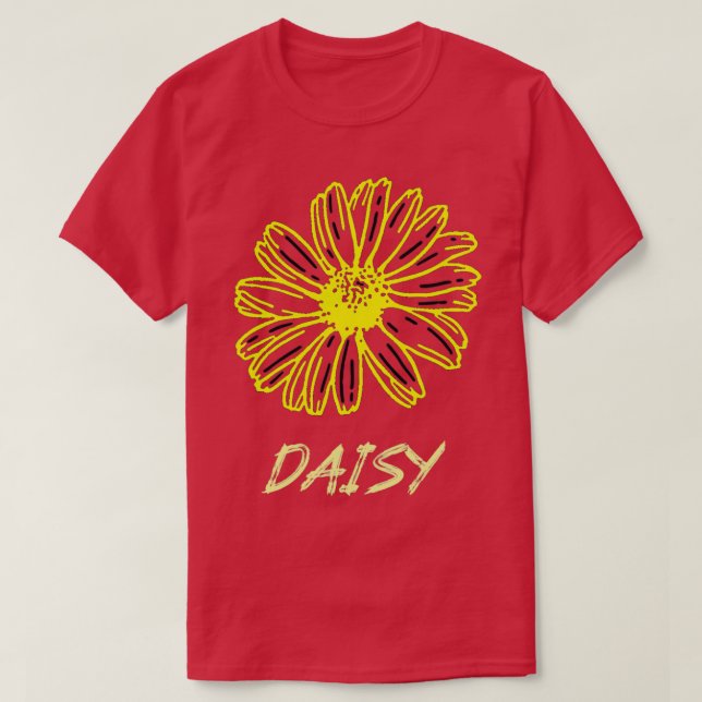 T-shirt jaune daisyjaune (Design devant)