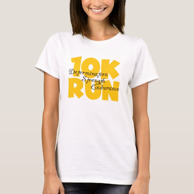 T-shirt Jaune de 10 000 (Devant)