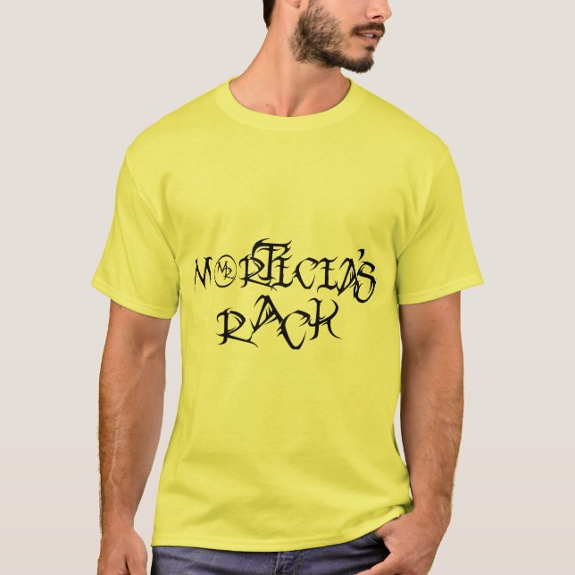 T-shirt Jaune de chemise (Devant)